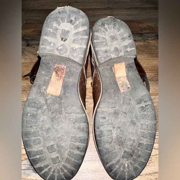 Alberto Fermani Vintage Inspired Zip Off Lace-up Boots Stud Detail 38 Brown 8 - Picture 6 of 7